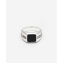 Buddha to Buddha Tangguh Small Ring Onyx Zilver maat 20 - 57648