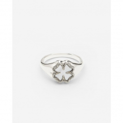 Buddha to Buddha Katja Klaver Zegelring Mother of Pearl Zilver maat 17 - 57649