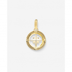 Buddha to Buddha Barbara Mini Kompas Hanger Verguld 059GV - 57661