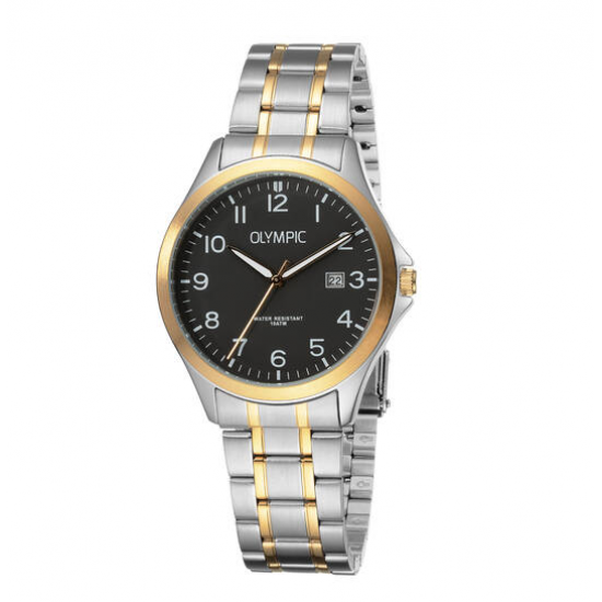 Olympic OL72HSS398B Robin Horloge Heren Staal 40mm - 57682