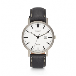 Olympic horloge Titanium - Ø40 - Leer - 57683