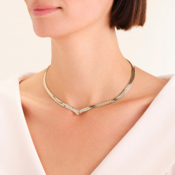 Rosefield Crystal Snake Necklace JNSCG-J1187 - 57767