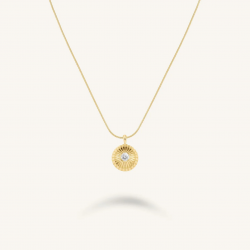 Rosefield Solitaire Coin Necklace JNBCG-J1206 - 57768