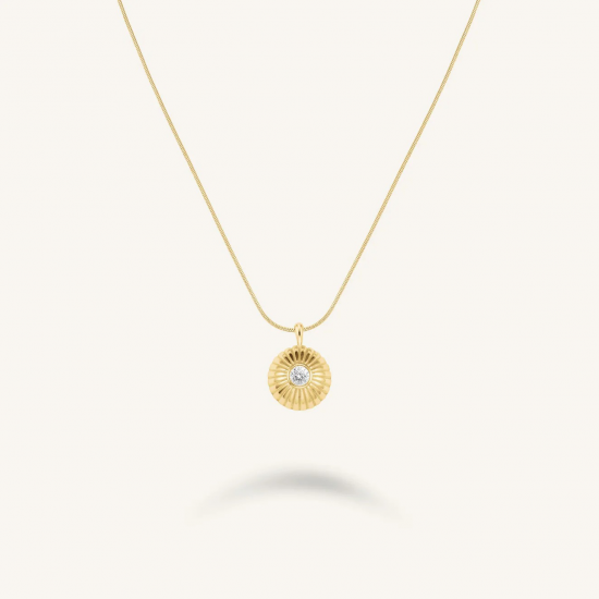 Rosefield Solitaire Coin Necklace JNBCG-J1206 - 57768