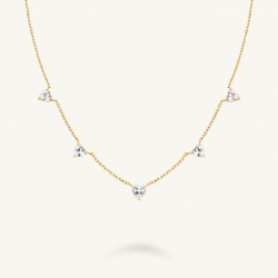 Rosefield Row Hearts Necklace JNRHG-J1005 - 57769