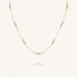Rosefield Triple Stones Necklace JNTCG-J1015 - 57784