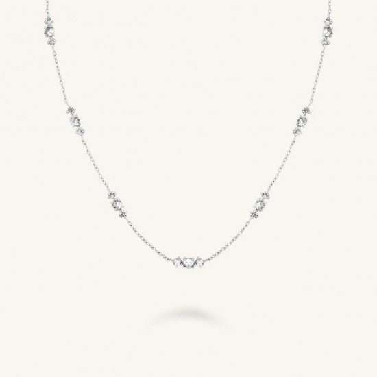 Rosefield Triple Stones Necklace JNTCS-J1016 - 57785