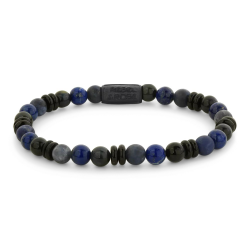 Rebel & Rose armband Variations Mix-Blue RR-60148-B-L - 57814