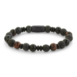 Rebel & Rose armband Variations Mix-Black - 57818