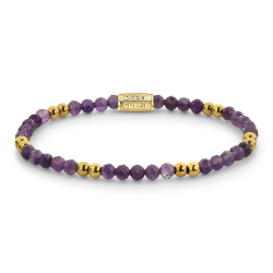 Rebel & Rose armband dames Purple & Yellowgold Glam Rocks maat XS - 57835