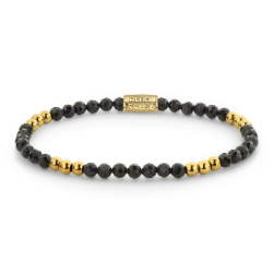 Rebel & Rose armband dames Blue & Yellowgold Glam Rocks maat XS - 57839