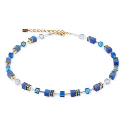 Coeur de Lion GeoCUBE® Iconic Precious necklace blue 4905/10-0700 - 57905