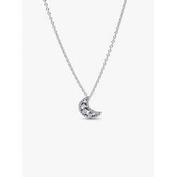 Pandora Halsketting met sprankelende halve maan hanger 394259C01-50 - 58062