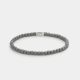 Rebel & Rose Armband roll the dices mad dark grey 4mm - 58134