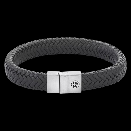 Rebel & Rose Full Metal Herringbone Black Matt RR-M0019-S-S - 58191