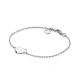 ZINZI zilveren armband met hart plaatje 10mm om te graveren 17-20cm ZIA2346 - 58209