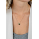 ZINZI gold plated zilveren ketting met luxe groot hart (15mm) 40-45 cm ZIC2672G - 58210
