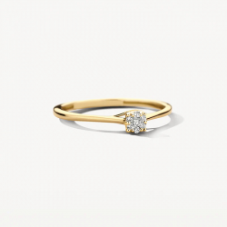 Blush Ring 1683YDI - 14k Goud met Diamant - 58214