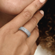 Pandora Timeless driedubbele rij pavé ring maat 19 - 58266