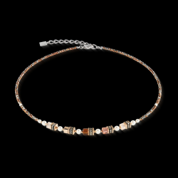 Coeur de Lion Sparkling Princess necklace Mocha Mousse - 58297