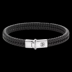 Rebel & Rose Small Braided Hermes Black RR-L0172-S-L - 58351