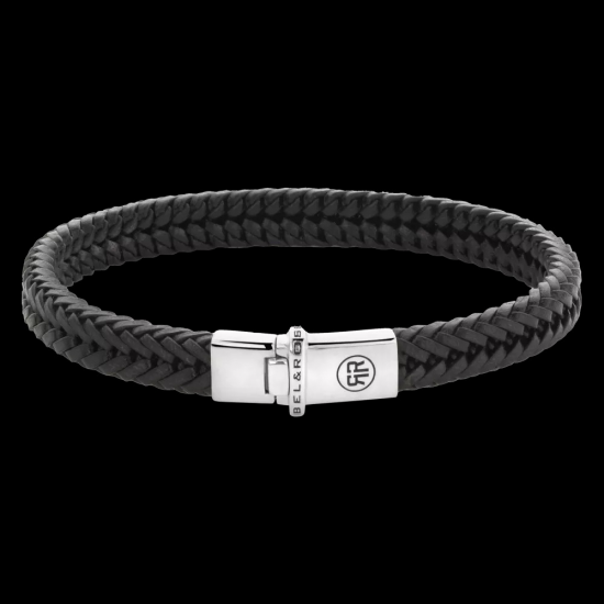 Rebel & Rose Small Braided Hermes Black RR-L0172-S-L - 58351