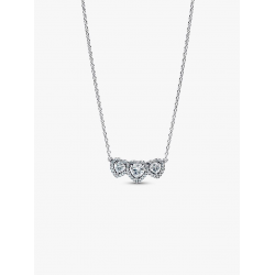 Pandora  Halo Hart Trilogy Halsketting 394412C01-45 - 58375