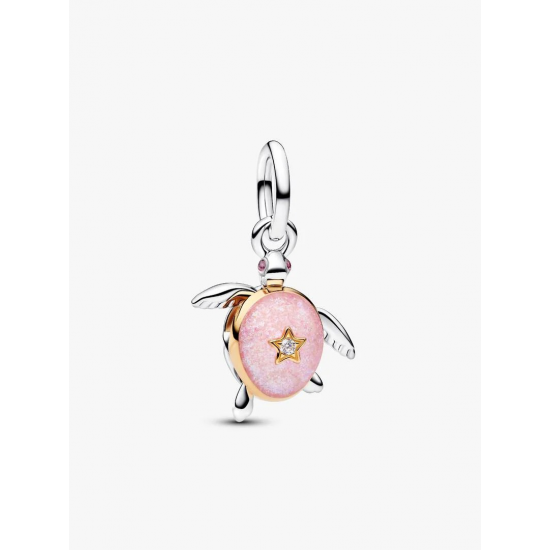 Pandora jaarbedel 2026 Roze zeeschildpad Lab-grown diamanten hangertje 764432C01 - 58389