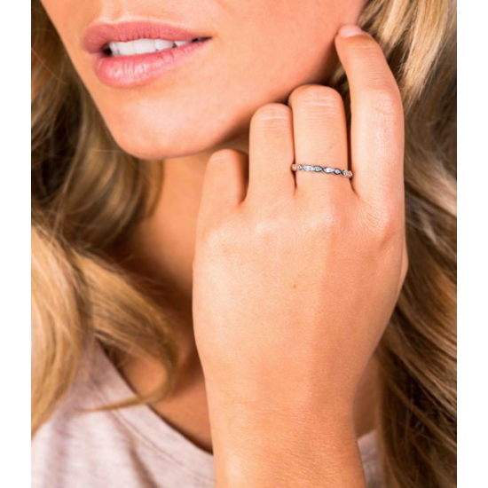 ZINZI zilveren aanschuifring Infinity met zirkonia ZIR1595 - 58436