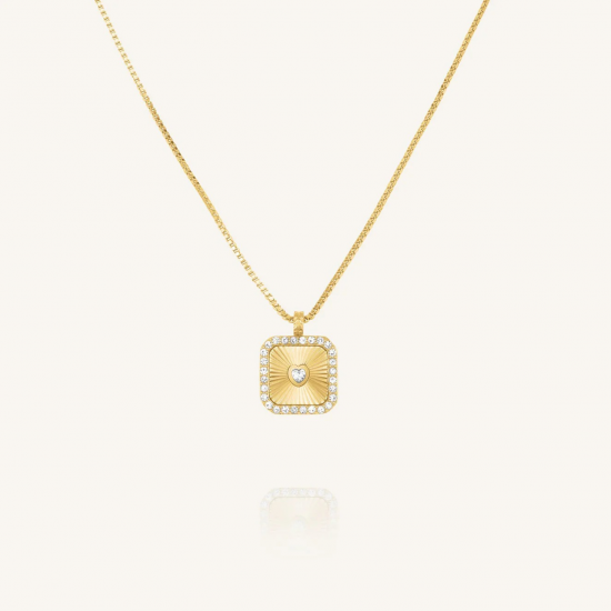 Rosefield ketting hart amulet JNHAJ1269 - 58629