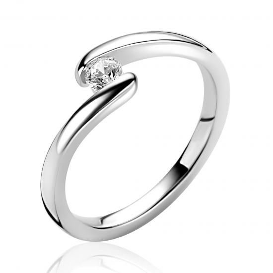 ZINZI zilveren ring (6mm breed) met ronde zirkonia, sierlijk omklemd door twee banen ZIR2766 ZINZI zilveren ring (6mm breed) met ronde zirkonia, sierlijk omklemd door twee banen ZIR2766 Ga naar het begin van de afbeeldingen-gallerij ZINZI zilveren ring (6