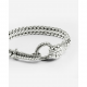 Buddha to Buddha Armband Ben XS Slang Zilver maat E J453-E - 58647