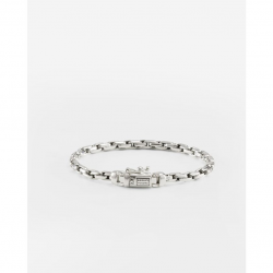 Buddha to Buddha Armband Venetian Mini Twist Zilver maat D J396-D - 58648