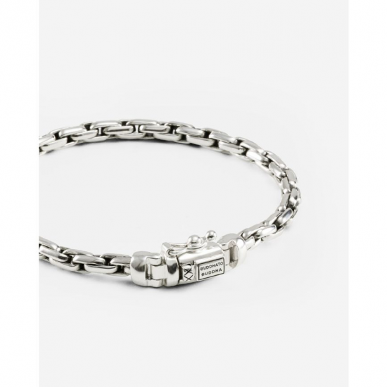 Buddha to Buddha Armband Venetian Mini Twist Zilver maat D J396-D - 58648