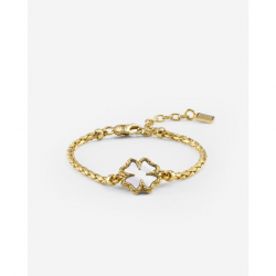 Buddha to Buddha Armband Katja Klaver Parelmoer Verguld maat C-E 176GV-C-E - 58653