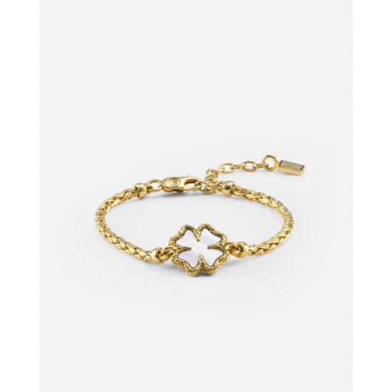 Buddha to Buddha Armband Katja Klaver Parelmoer Verguld maat C-E 176GV-C-E - 58653