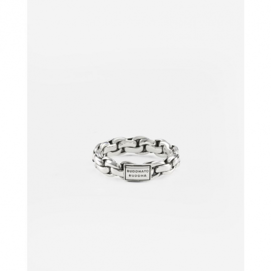 Buddha to Buddha Ring Venetian Twist Zilver maat 18 397 - 58656