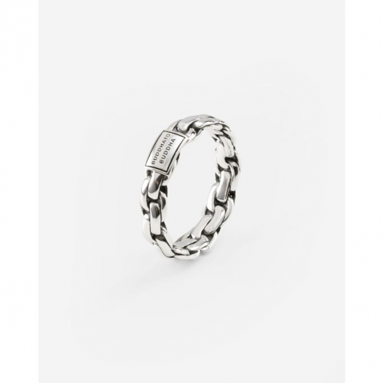 Buddha to Buddha Ring Venetian Twist Zilver maat 17 397 - 58658