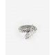 Buddha to Buddha Ring Ben XS Slang Zilver maat 17 454 - 58659