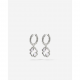 Buddha to Buddha Oorbellen Katja Klaver Parelmoer Set Zilver 197 - 58662