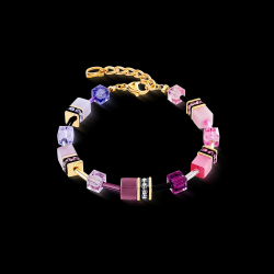 Coeur de lion Iconische armband roze-lila 2838 - 58665