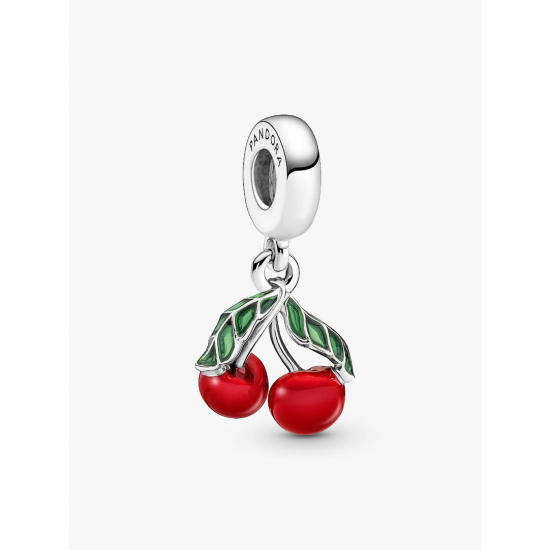 Pandora Asymmetrical Cherry Fruit Dangle Charm 791583C01 - 58690