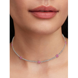 Pandora Roze Bloem Tennis Halsketting 394561C01-40 - 58692