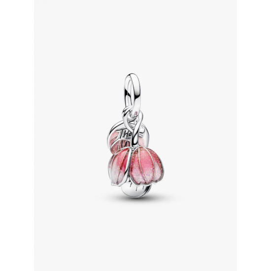 Pandora Tweekleurige Bloeiende Bloem Hangende Bedel 764453C01 - 58700