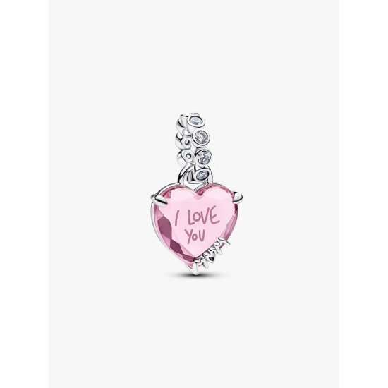 Pandora Hangende bedel 'I Love You Mom' 794464C01 - 58701