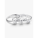 pandora MUM Letters Deelbare Ring maat 17.75 194458C01 - 58755