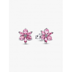 Pandora Sprankelende Roze Herbarium Bloem Oorknopjes 292633C02 - 58760