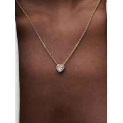 Pandora Sparkling Heart Collier Necklace 368425C01-45 - 58810