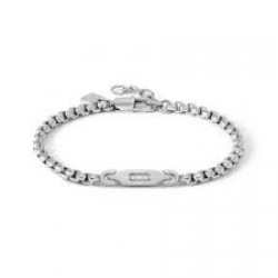 Nomination ManVision armband met 3 centrale zirkonia's 133018/001 - 58825