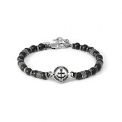 Nomination ManVision armband, windroos en natuurstenen 133016/063 - 58831